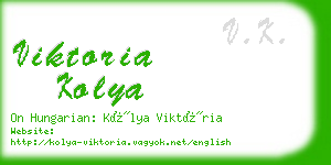 viktoria kolya business card